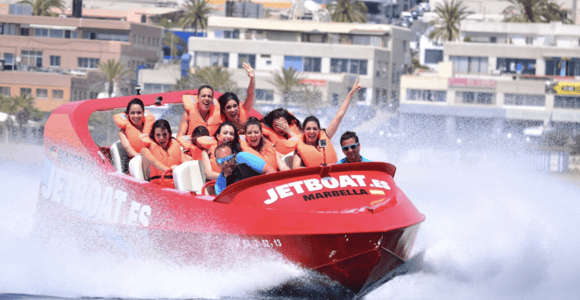 Puerto Banus: Extreme Jet Boat Ride That Goes Underwater