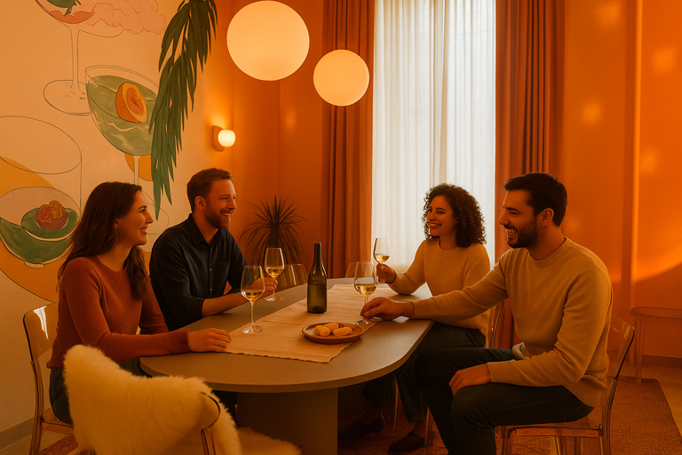 Berliner Mauer-Weinprobe: Geschichte des Kalten Krieges, Wein und Käse