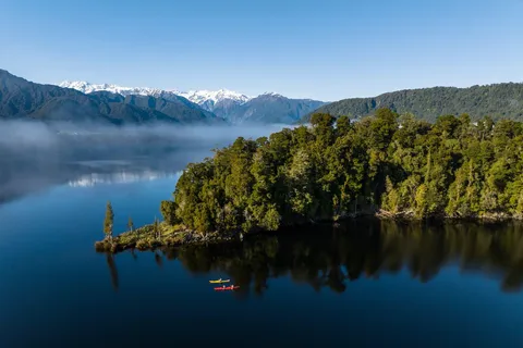 Franz Josef : Visite à pied et en kayak du sanctuaire de kiwis d'Okarito