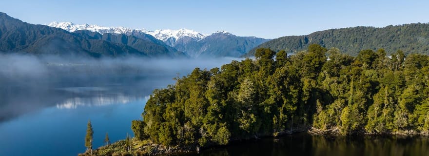 Franz Josef : kayak et visite à pied du sanctuaire des kiwis d'Okarito