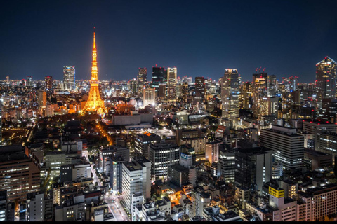 Tokyo: Tokyo & Yokohama Private Night Tour with Hotel Pickup