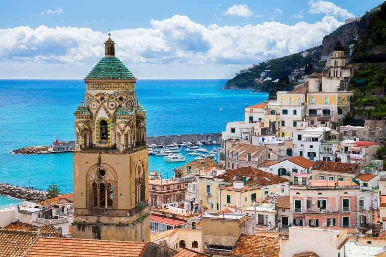 Desde Roma: tour de día de la costa Amalfitana y PompeyaTour en inglés