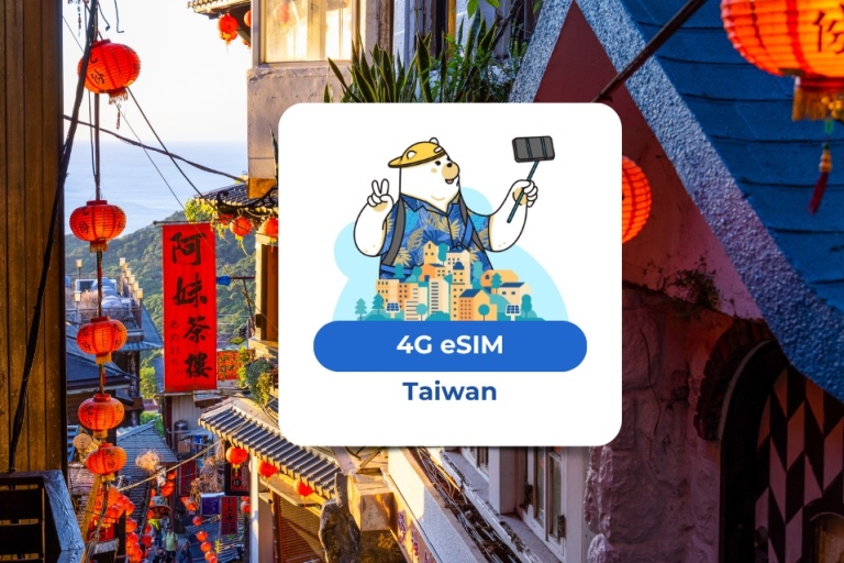 Taïwan : Plan de données mobiles eSIMeSIM Taiwan : 10 Go / 15 jours