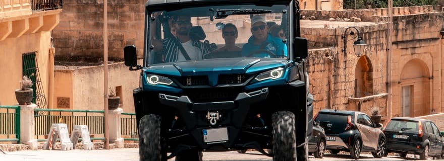 Depuis Malte : Gozo 4x4 Buggy Tour avec déjeuner et transferts