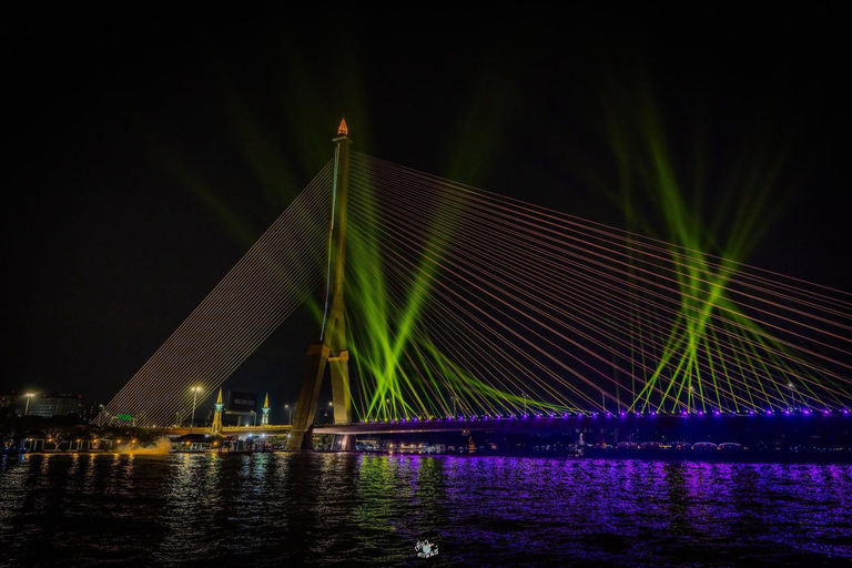 Luxury White Cruise &Premium View &Complimentary Beer & Win White Orchid Dinner on Chao Phraya with Complimentary Beer