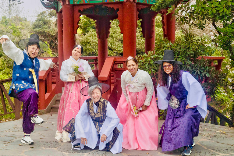 Jeju: Premium Hanbok Experience with Styling & Photo Zone 2 Hours Rental