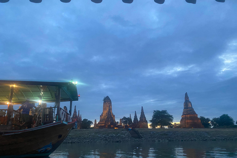 Ayutthaya: Night Heritage Festival River Cruise Incl Dinner
