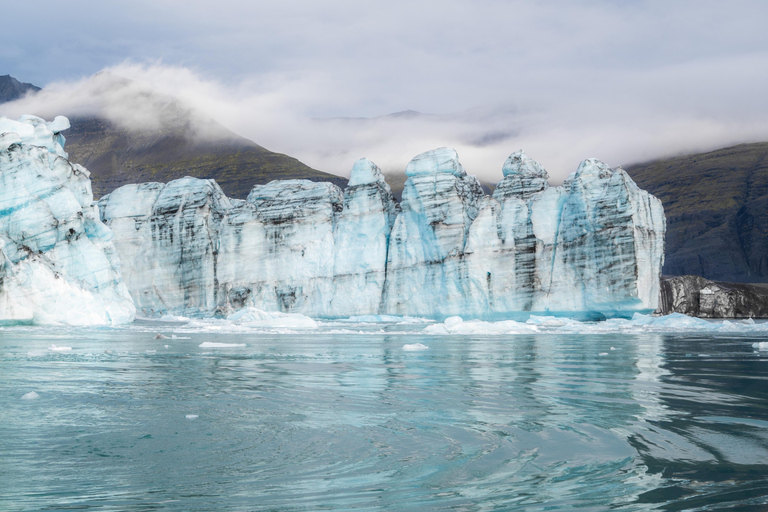 From Reykjavík: Diamond Beach, Glacier Lagoon & Boat Tour Free pick up from Bus Stop #12 with BOAT ride