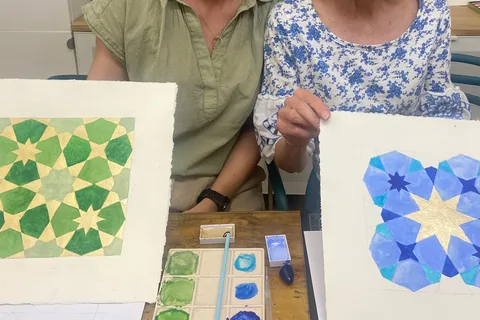 Granada: Disegna e dipingi i disegni dell'Alhambra