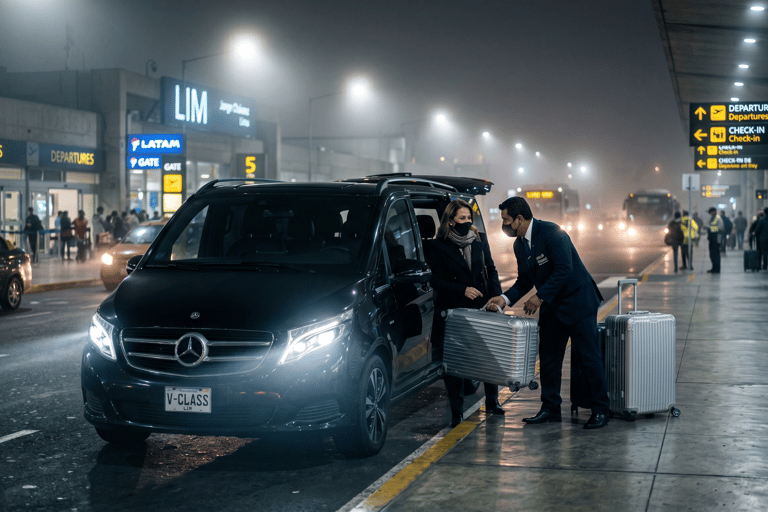 Lima: LIM Airport Private Transfer to/from Lima City Center Arrival: LIM Airport to hotel in Lima city center