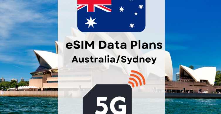 Sydney: eSIM Internet Data Plan for Australia 4G/5G