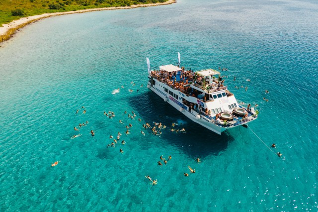 Visit Zrce Novalja Boat Party Booze Cruise in Novalja