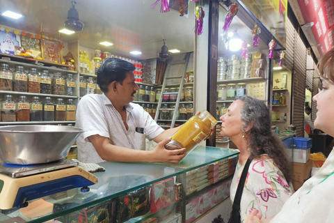 Excursão ao mercado de Mumbai