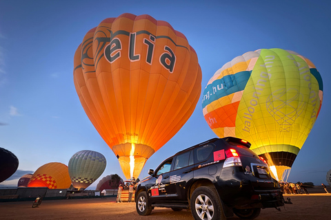 Marrakech: Hot Air Balloon Ride, rooftop view & Drone Video Sunrise Balloon Flight + Drone Video