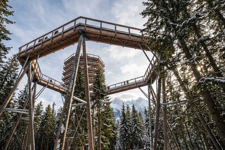 From Zakopane: High Tatras Treetop Walk and Strbske Pleso