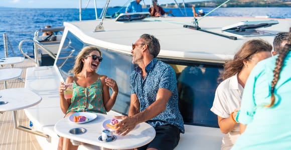 Maui: Ka&#39;anapali Luxury Sunset Dinner Sail