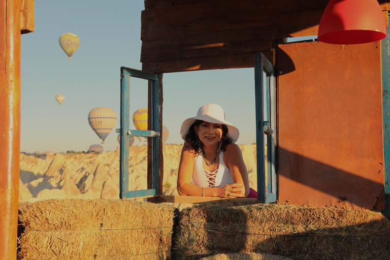 Visite de la zone photo de la Cappadoce en montgolfière