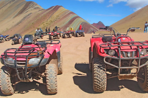 From Cusco: Vinicunca Rainbow Mountain ATV Tour with Meals