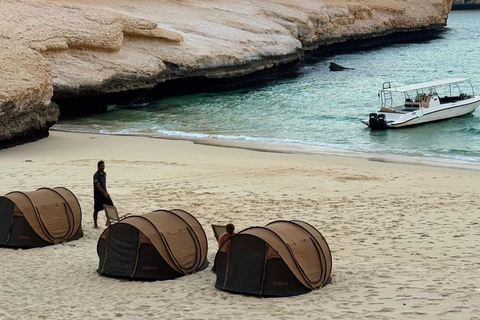 Muscat: Overnight Beach Camping with BBQ Dinner