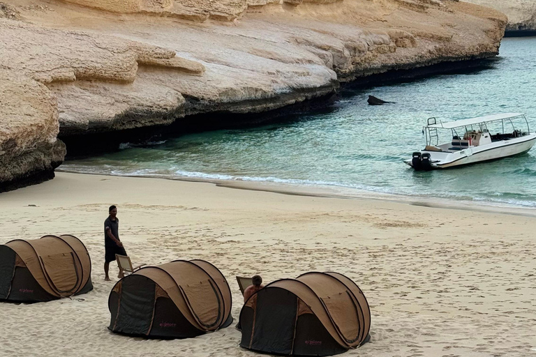 Muscat: Overnight Beach Camping with BBQ Dinner