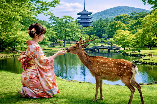 Nara: Deer Park & UNESCO Sites Day Trip with Hotel Pickup