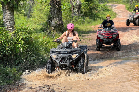 Kajakpaddling klongroot och atv-äventyr