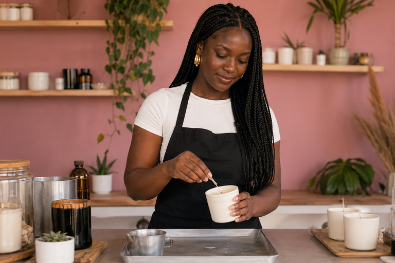 Accra: Sankofa Art Gallery Tour & Candle-Making Workshop