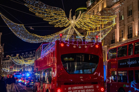 London: Christmas Lights Santa Sleigh Open-Top Tour London: Santa Bus Christmas Lights Open-Top Tour