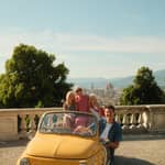Firenze: tour privato della città in Fiat 500 elettrica d'epoca