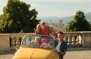 Florenz: Private Städtetour im Fiat 500 im Vintage-Stil