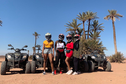 Quad biking sunset in Marrakech