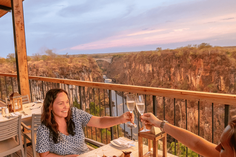 Victoria Falls: Sunset Dinner at The Lookout Café