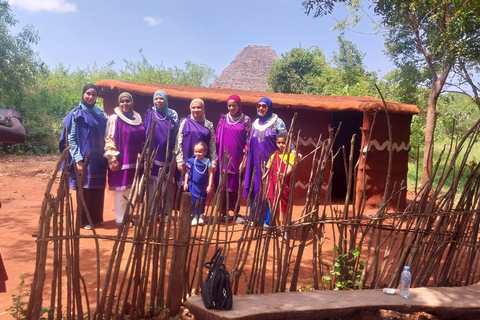 Zanzibar: tour del villaggio Maasai con crociera in Dhow al tramonto