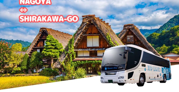 Shirakawa-go : billet de bus d'une journée depuis Takayama ou Nagoya
