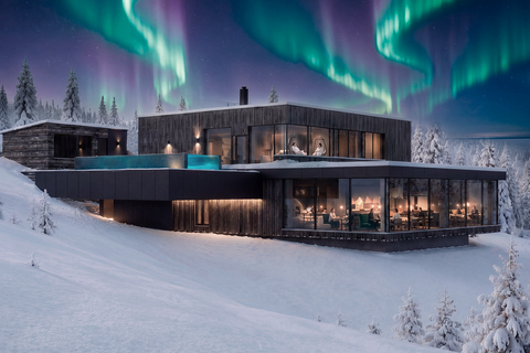 Rovaniemi: Arctic Spa with Lapland’s Only Infinity Pool Rovaniemi: Culta Arctic Spa Experience in SkyView Igloos