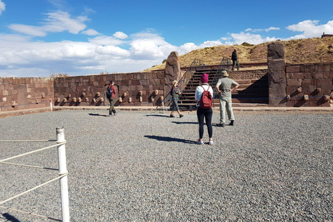 From La Paz: Tihuanacu &amp; Titicaca Lake in one day with lunch