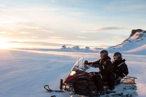 Private Golden Circle with Snowmobile Ride from Reykjavik