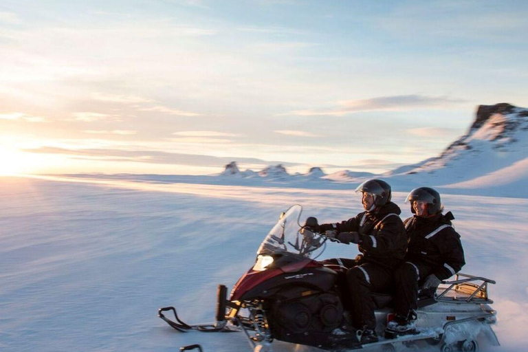Private Golden Circle with Snowmobile Ride from Reykjavik