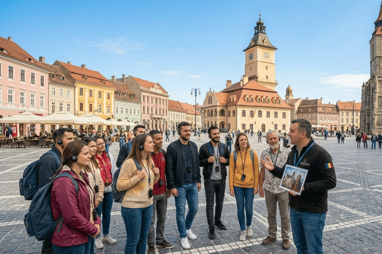 Bucharest: Dracula's Castle, Peles Castle, & Brasov Tour Coach Tour + AudioGuide in 25 languages + Host