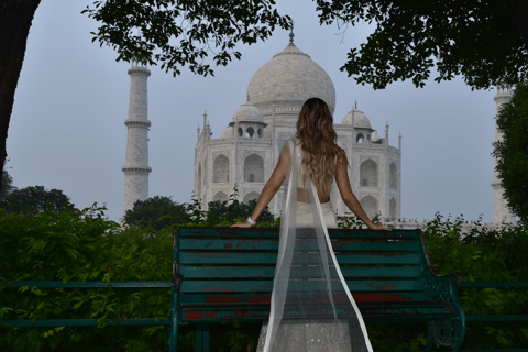 From Delhi: Taj Mahal &amp; Agra Private Day Trip with TransferFrom Delhi- Car with Driver and private Tour Guide