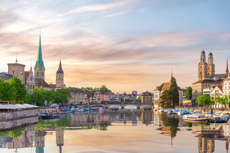 Visite du centre-ville et déjeuner, tour en bateau, musée Lindt, téléphérique