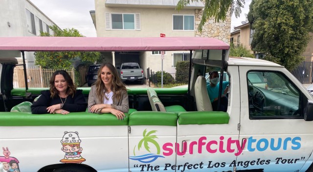Visit Santa Monica Los Angeles Open-Air Van Tour with Stops in West Hollywood