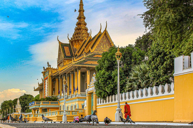 Phnom Penh: Tour guiado de um dia histórico de bicicleta ou Tuk Tuk