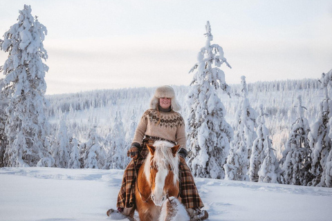 Rovaniemi: Horseback Ride & Lappish Lunch at Ranch