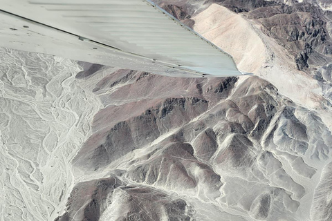 From Ica or Huacachina: Nazca, complete experience, flight and vantage points