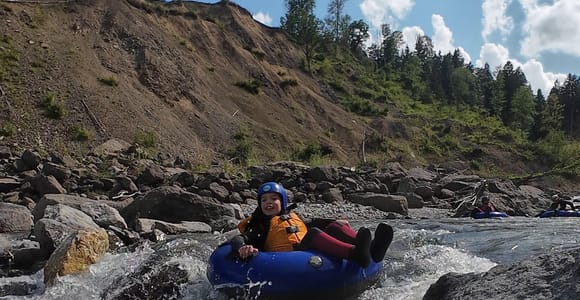 Tubing-Abenteuer auf dem Fluss Savinja mit Fotos und Videos