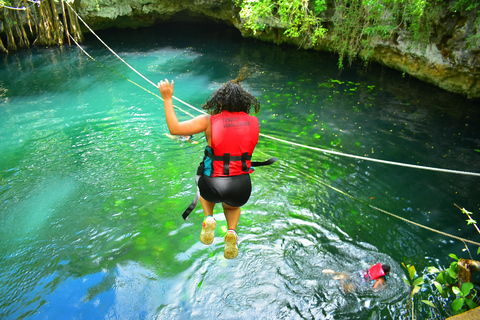 Cancun: Dynamische Highlights Tour mit ATV, Cenote & ZiplinesDOPPEL-ATV VON TULUM