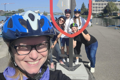 Bazylea: wycieczka rowerowa po trzech krajach z butelką wodyBazylea: wycieczka rowerowa po trzech krajach z butelką na wodę