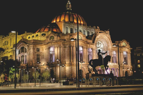 Mexico : Visite en bus nocturneVisite du Zócalo