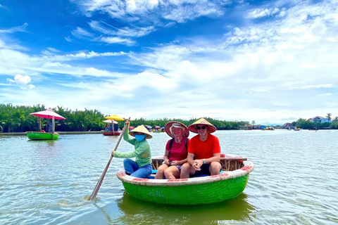 Coconut Jungle &amp; Basket Boat &amp; Hoi An City &amp; Release LanternTour particular, traslado de carro particular e guia de turismo particular